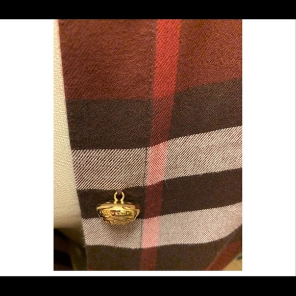 Burberry plaid shirt gold buttons - Picture 3 of 6